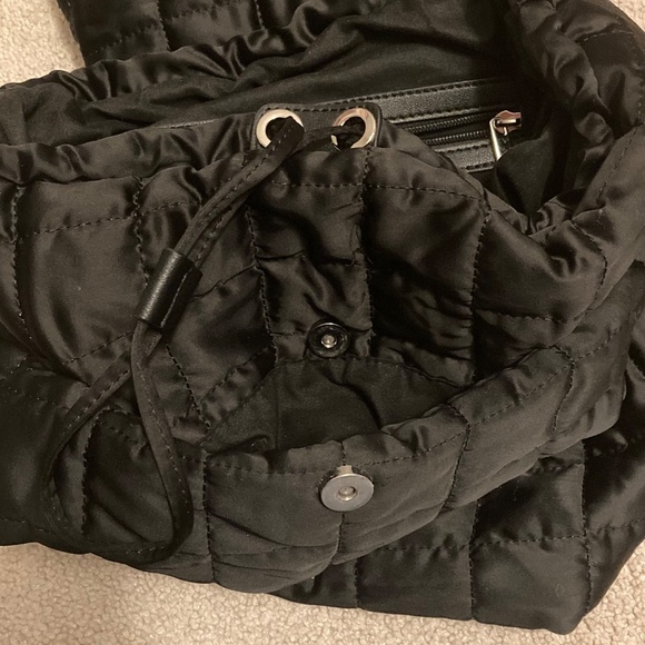 Wear Moi DIV103 Black Quilted Backpack - Picture 7 of 10